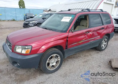 2005 Subaru Forester 2.5X из США, поврежденный, VIN JF1SG63645H713909